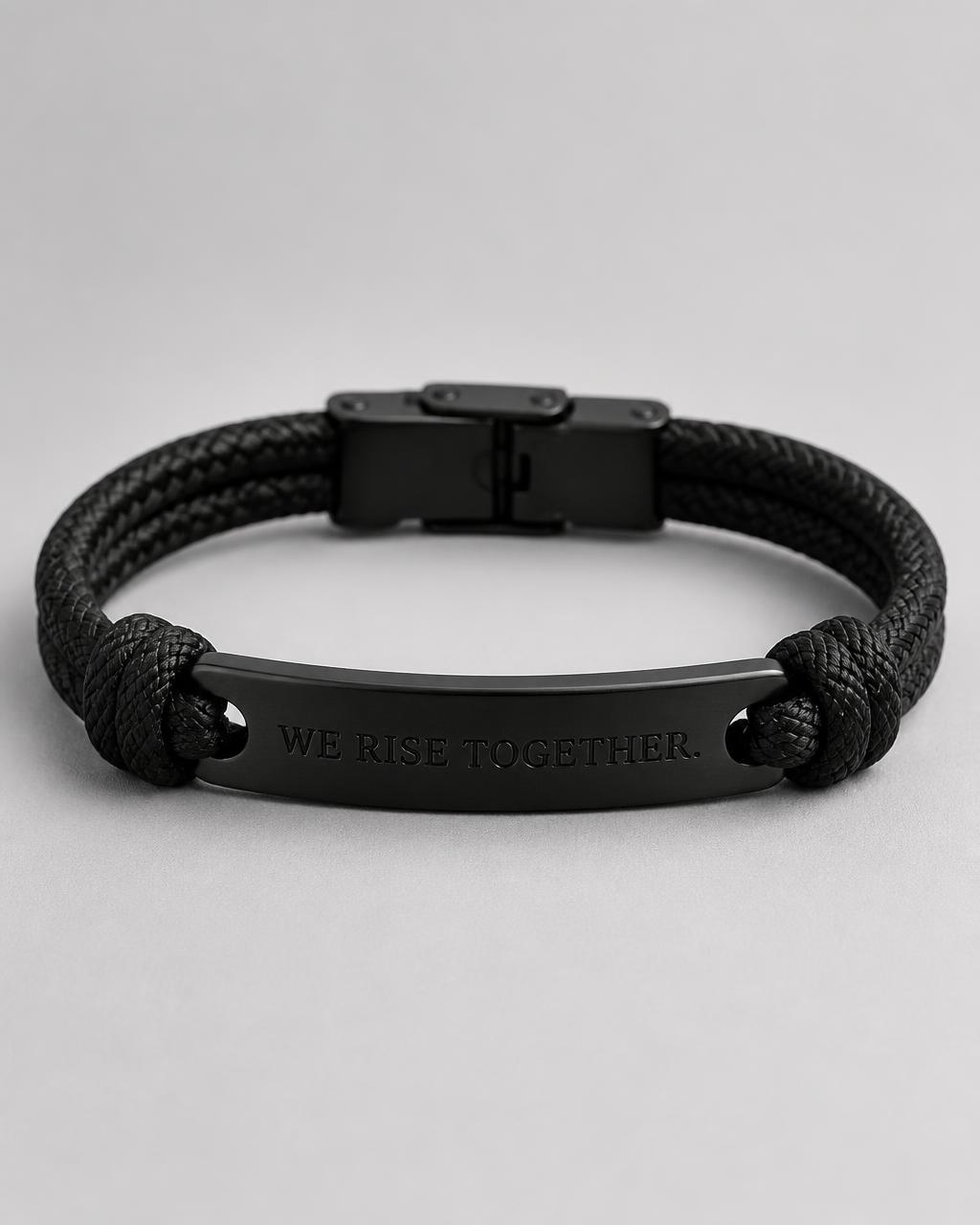 WE RISE Engraved Bracelet