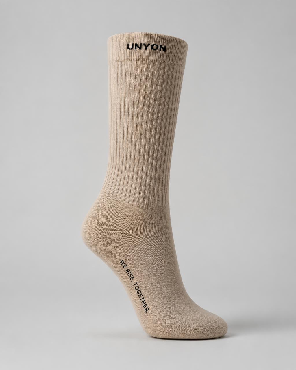 UNYON Ribbed Crew Socks